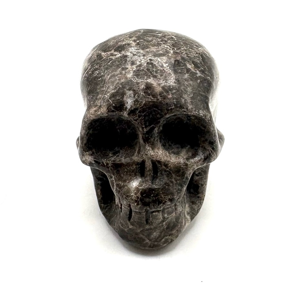 Arfvedsonite Crystal Skull Carving 2.5”